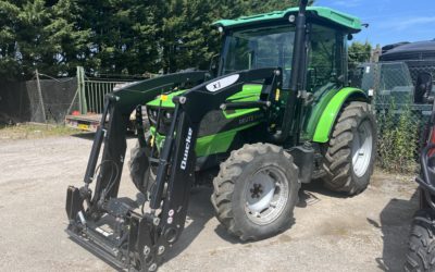 2022 Deutz 5090D keyline c/w new Quicke X3 loader